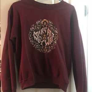 Make Art Not War Sweatshirt